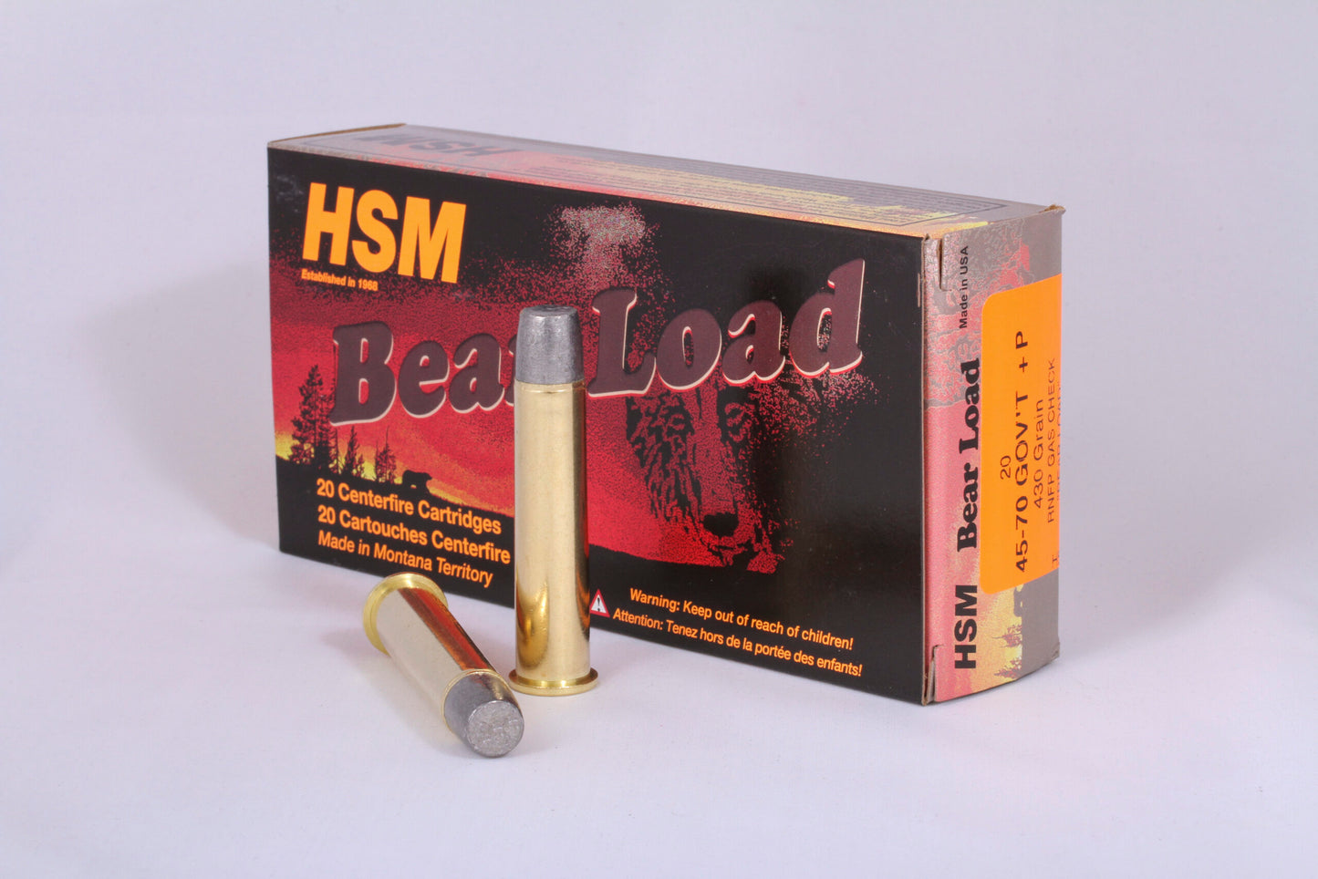 45-70 430gr. RNFP Gas Check Bear Load