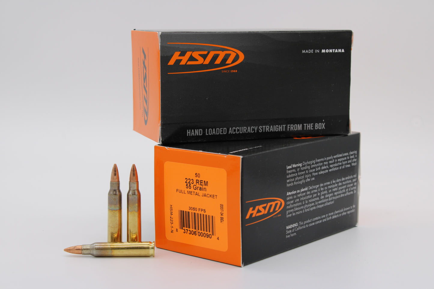 223 Remington, 55gr, FMJ, 50 Rounds