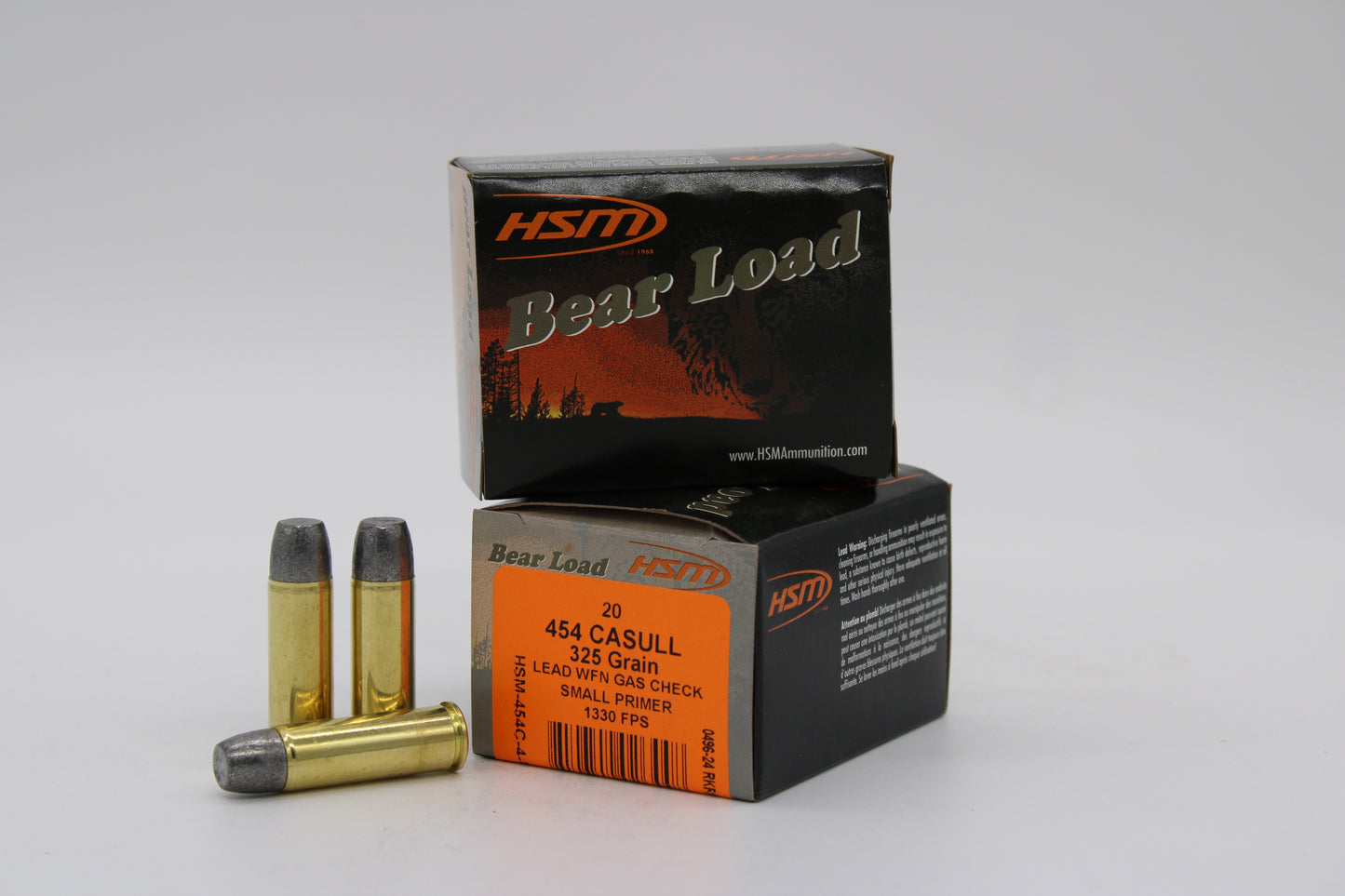 454 Casull, 325gr WFN, 20 Rounds