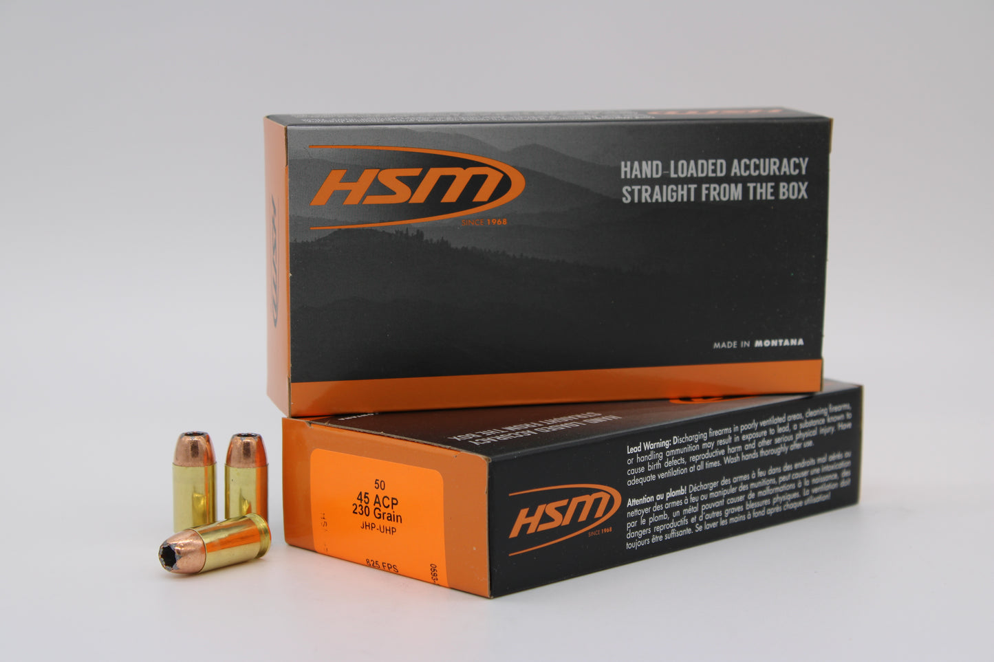 45 ACP, 230gr, JHP UHP, 50 Rounds