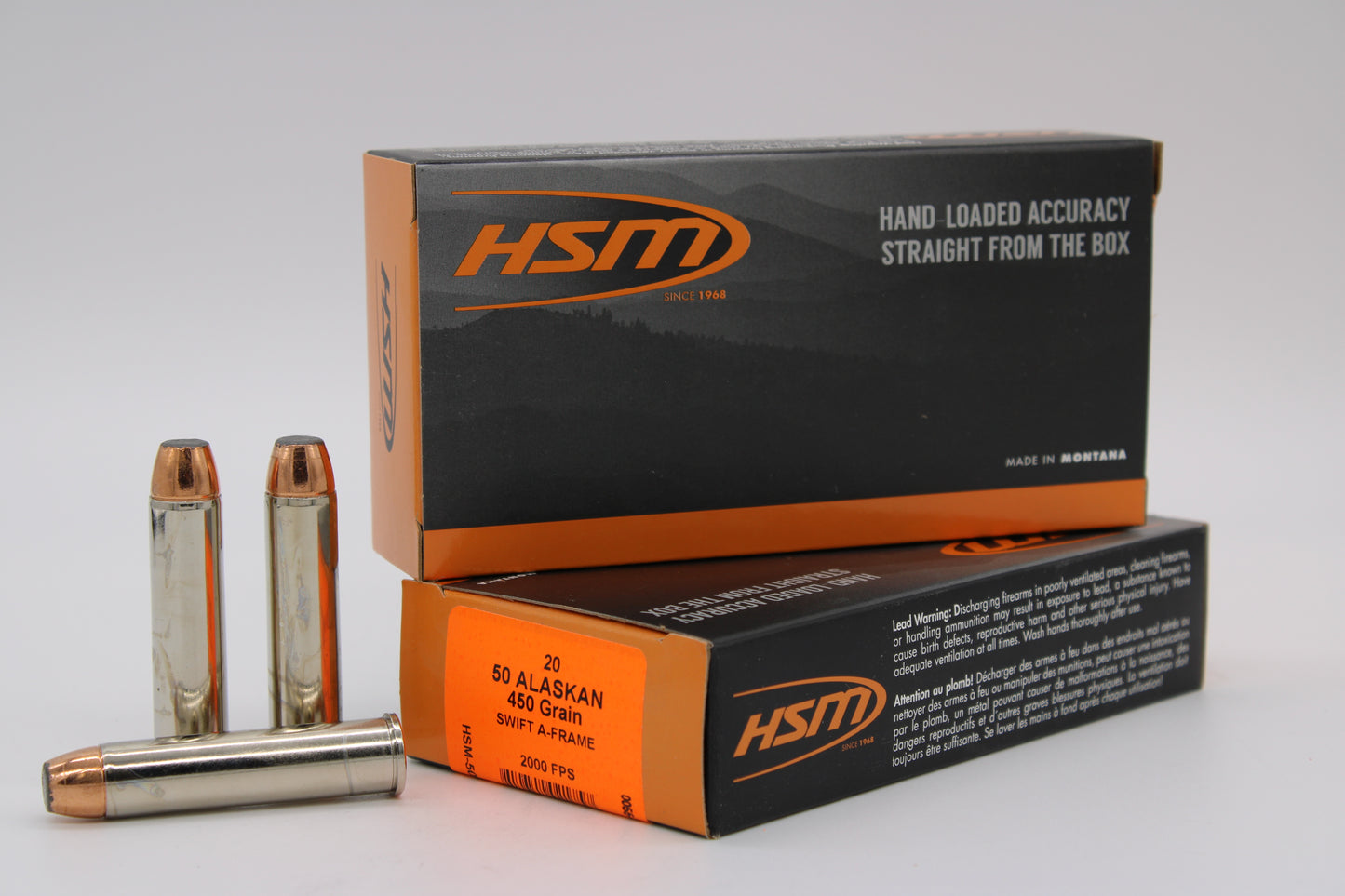 50 Alaskan, 450gr, A-Frame, 20 Rounds