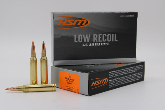 7mm Remington Magnum, 140gr, Low Recoil, 20 Rounds