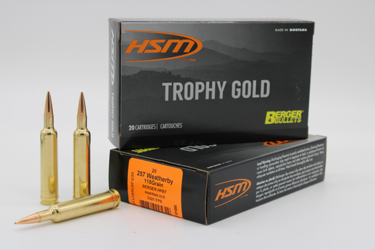 257 Weatherby, 115gr Berger VLD