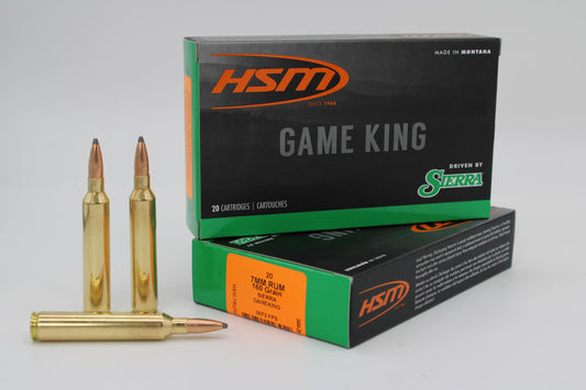 7mm Remington Ultra Magnum, 160gr, GameKing, 20 Rounds
