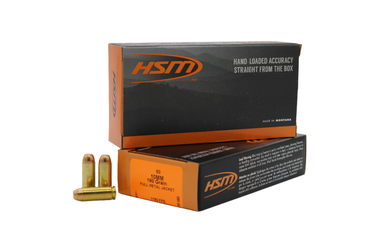 10mm, 180gr, FMJ, 50 Rounds