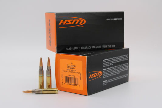 223 Remington, 80gr, HPBT Match, 50 Rounds