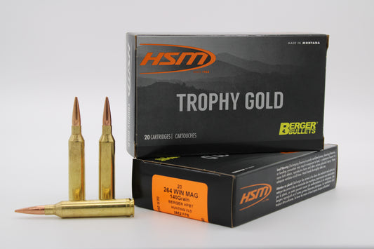 264 Winchester Magnum, 140gr Berger VLD, 20 Rounds