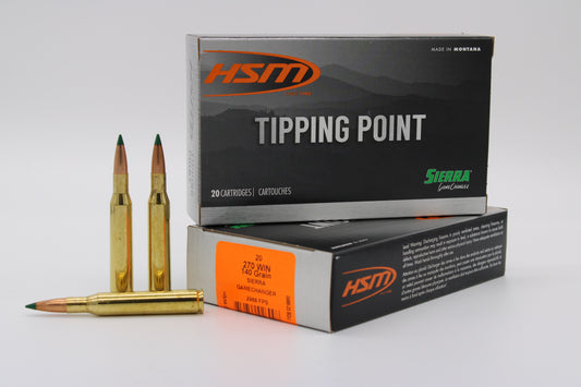 270 Winchester, 140gr, Tipping Point, 20 Rounds