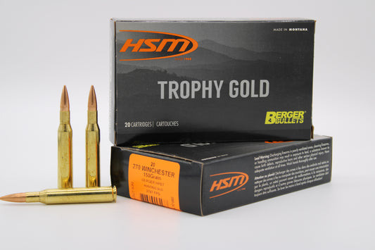 270 Winchester, 150gr, Berger VLD, 20 Rounds