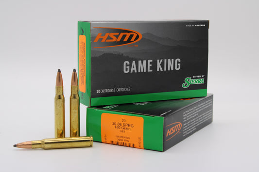 30-06 Springfield, 180gr, GameKing, 20 Rounds