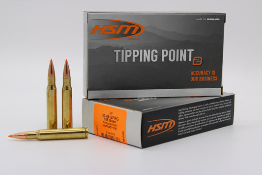 30-06 Springfield, 165gr, Tipping Point 2, 20 Rounds