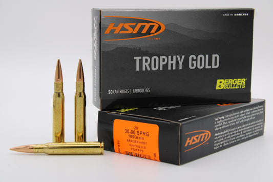 30-06 Springfield, 185gr, Berger VLD, 20 Rounds