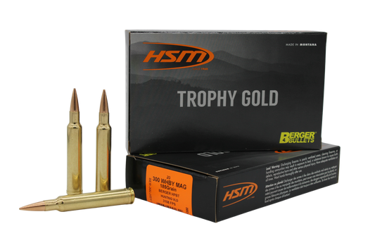 300 Weatherby, 168gr Berger VLD Match Hunting