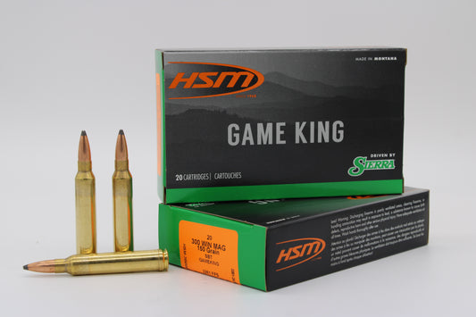 300 Winchester Magnum, 150gr, GameKing, 20 Rounds