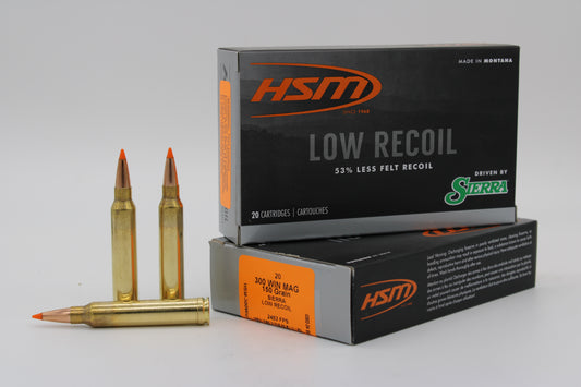 300 Winchester Magnum, 150gr, Low Recoil, 20 Rounds