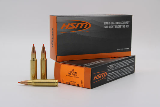 308 Winchester, 110gr, V-Max, 20 Rounds