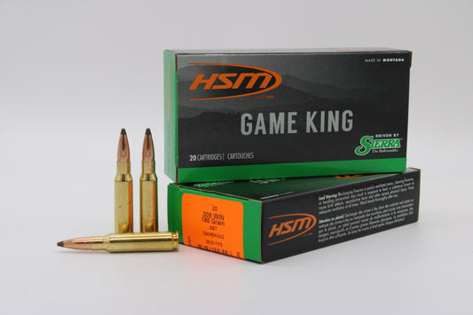 308 Winchester, 180gr, GameKing, 20 Rounds