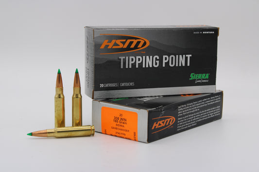 308 Winchester, 165gr, Tipping Point, 20 Rounds