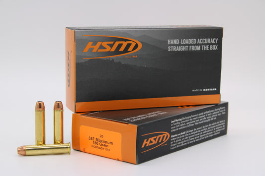 357 Maximum, 180gr, JHP XTP, 20 Rounds