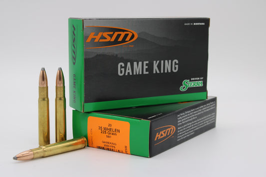 35 Whelen, 225gr, GameKing, 20 Rounds