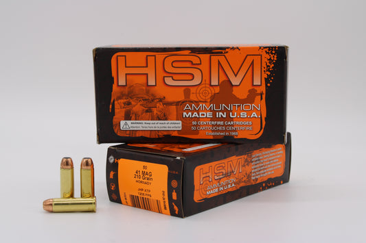41 Remington Magnum, 210gr, JHP XTP, 50 Rounds