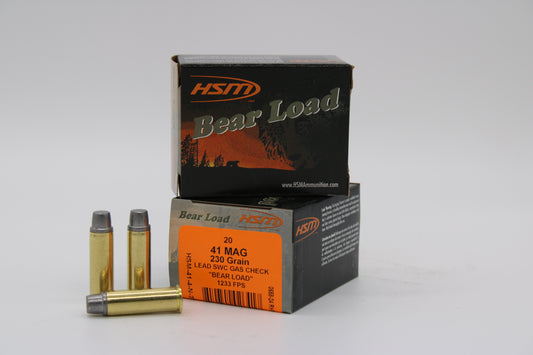 41 Remington Magnum, 230gr, SWC, 20 Rounds