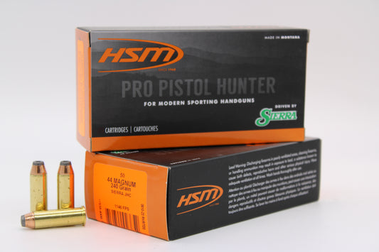 44 Magnum, 240gr, JHC, 50 Rounds
