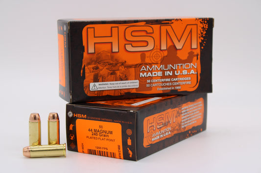 44 Magnum, 240gr, Plated FP, 50 Rounds