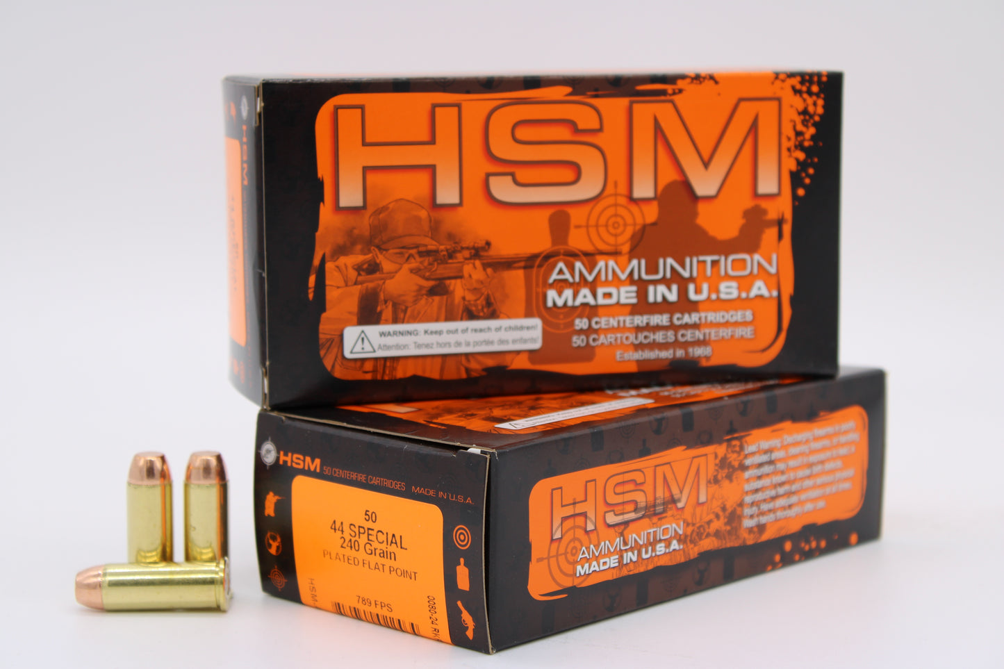 44 Special, 240gr, Plated FP, 50 Rounds