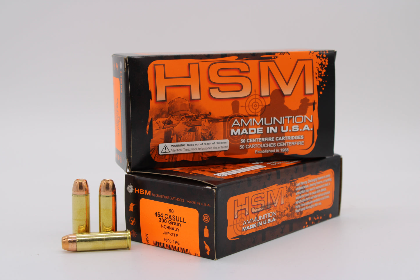 454 Casull, 300gr, JHP XTP, 50 Rounds