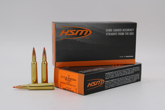 6.5x55 Swedish, 95gr, V-Max, 20 Rounds