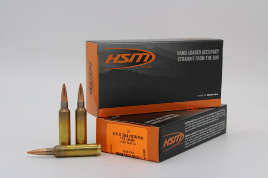 6.5x284 Norma, 142gr, HPBT Match, 20 Rounds