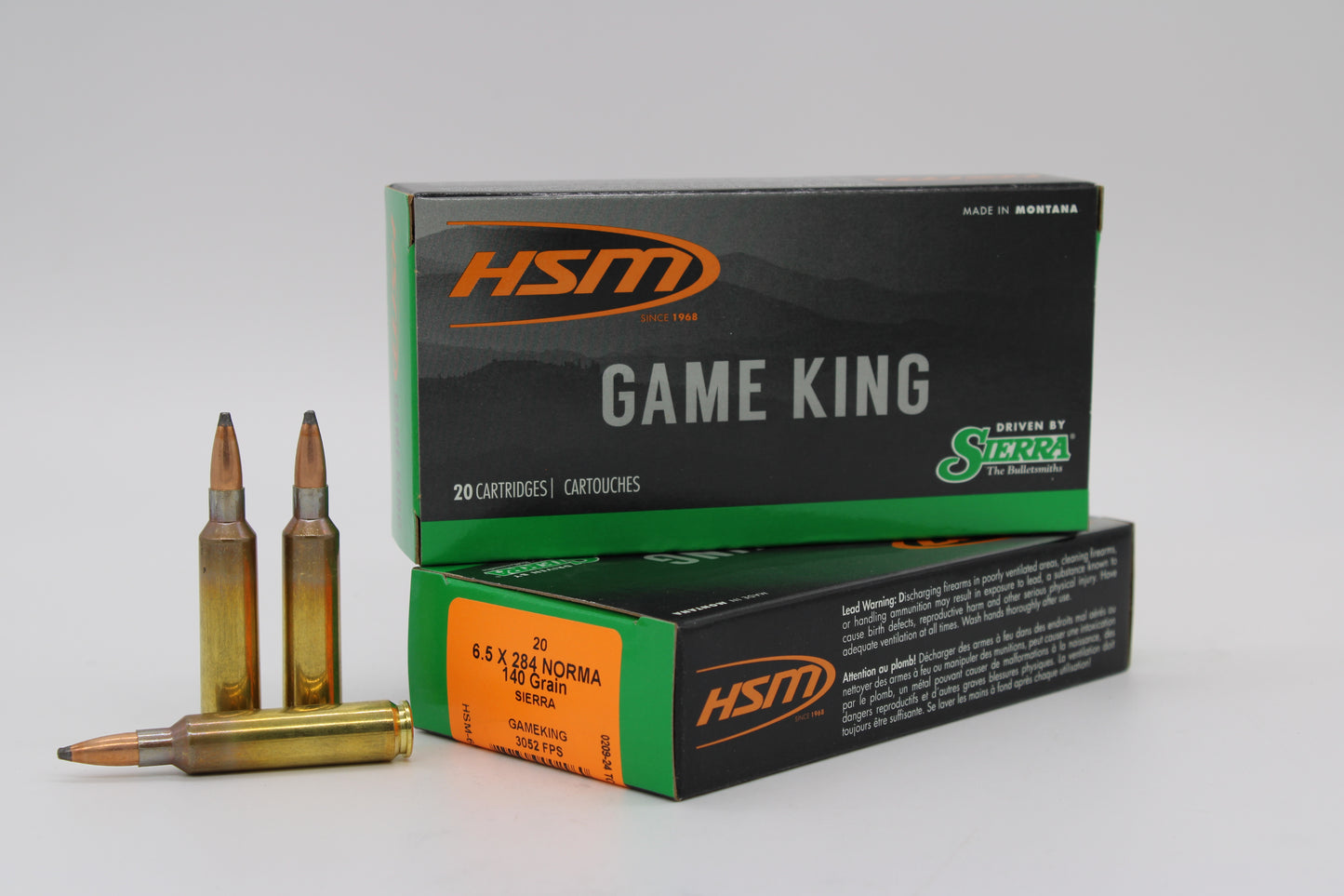 6.5x284 Norma, 140gr, GameKing, 20 Rounds