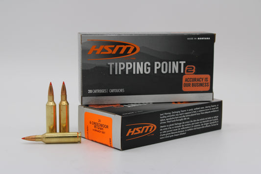 6mm Creedmoor, 95gr, Tipping Point 2, 20 Rounds