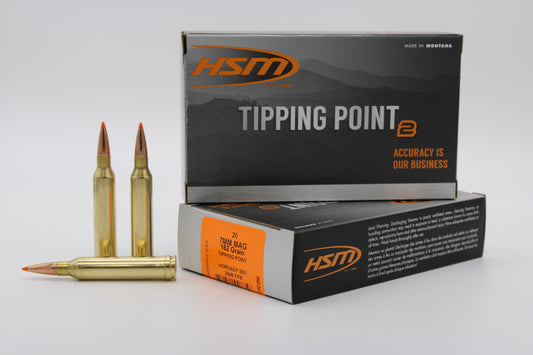 7mm Remington Magnum, 162gr, Tipping Point 2, 20 Rounds